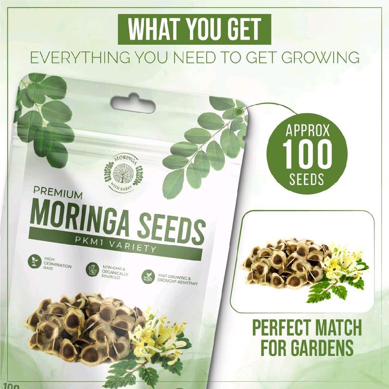 Smart 2-in-1 Edible & Plantable Moringa Oleifera Seeds