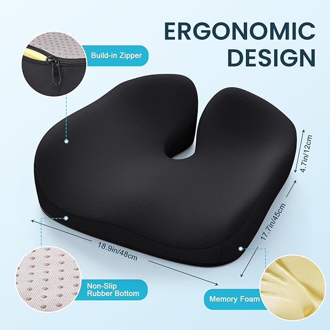 U-Shaped lumbar Ergonomic Cushion