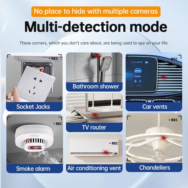 2026 Smart 4-in-1 Anti-Spy Hidden Camera Detector