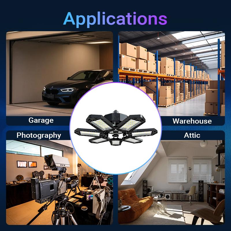 Smart 7+1 Deformable LED Garage & Shop Lights