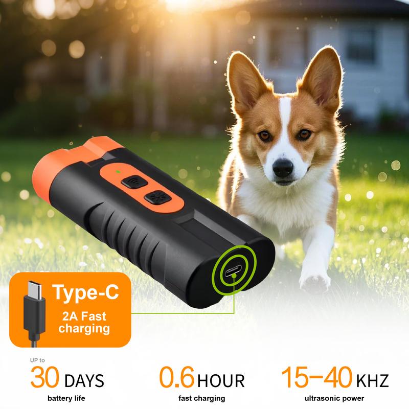 Smart 4-in-1 Ultrasonic Dog Bark Deterrent & Training Shield