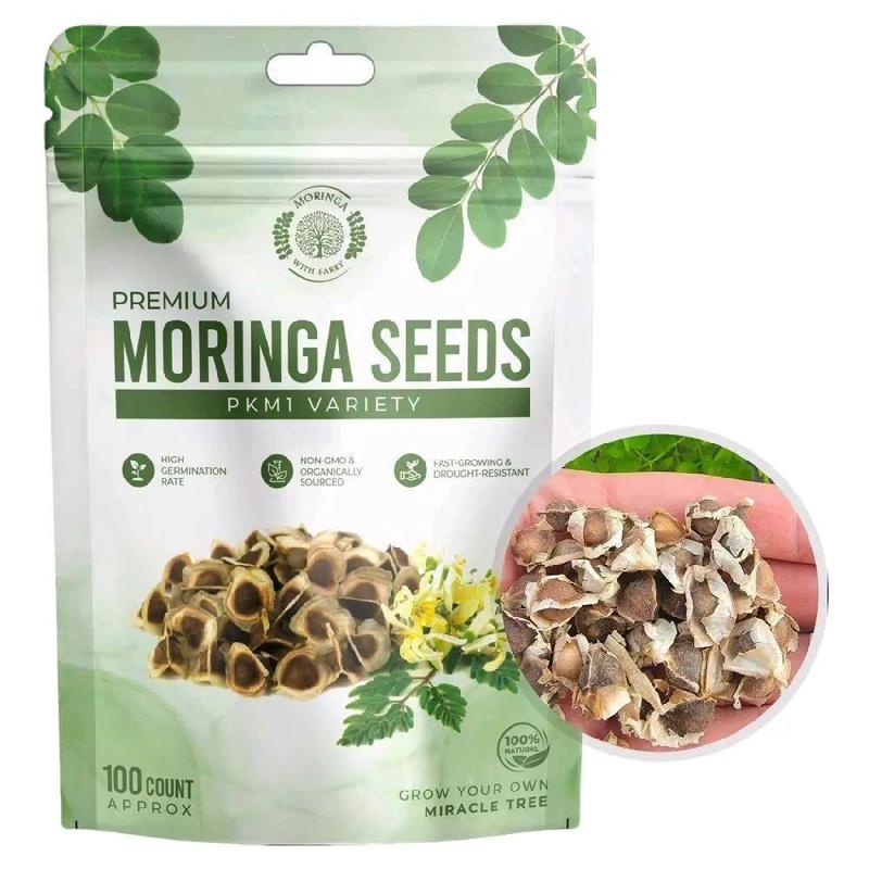 Smart 2-in-1 Edible & Plantable Moringa Oleifera Seeds