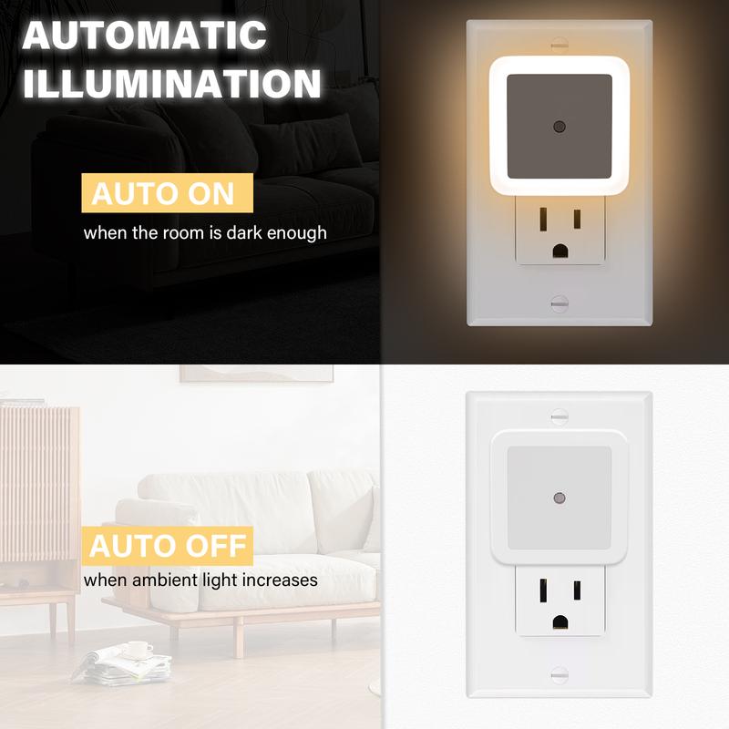 Smart Dusk-to-Dawn LED Night Light Kit (Multi-Pack)