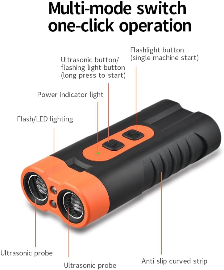 Smart 4-in-1 Ultrasonic Dog Bark Deterrent & Training Shield