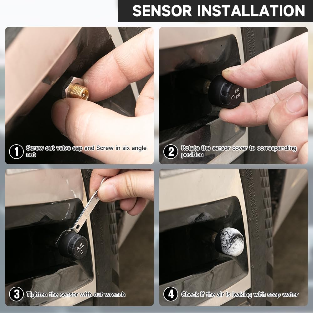 Smart Wireless Solar Tire Pressure Monitoring System