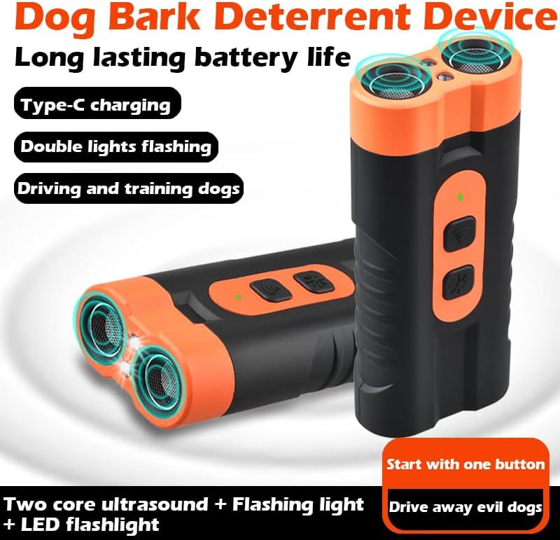 Smart 4-in-1 Ultrasonic Dog Bark Deterrent & Training Shield