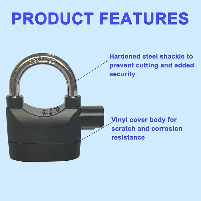 Anti Theft Alarm Lock