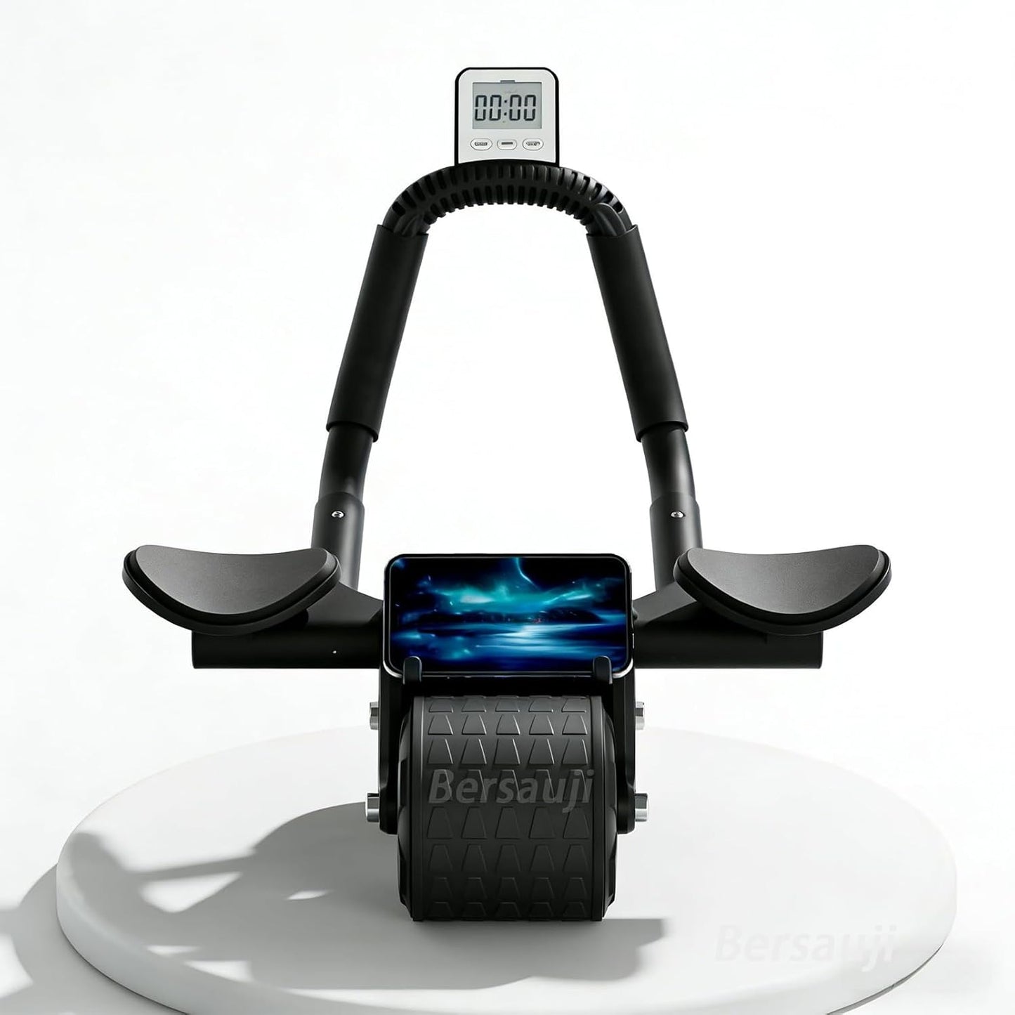 Smart Automatic Rebound Ab Wheel with Smart Timer