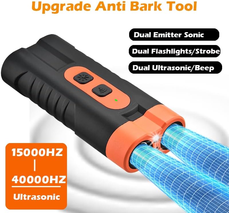 Smart 4-in-1 Ultrasonic Dog Bark Deterrent & Training Shield