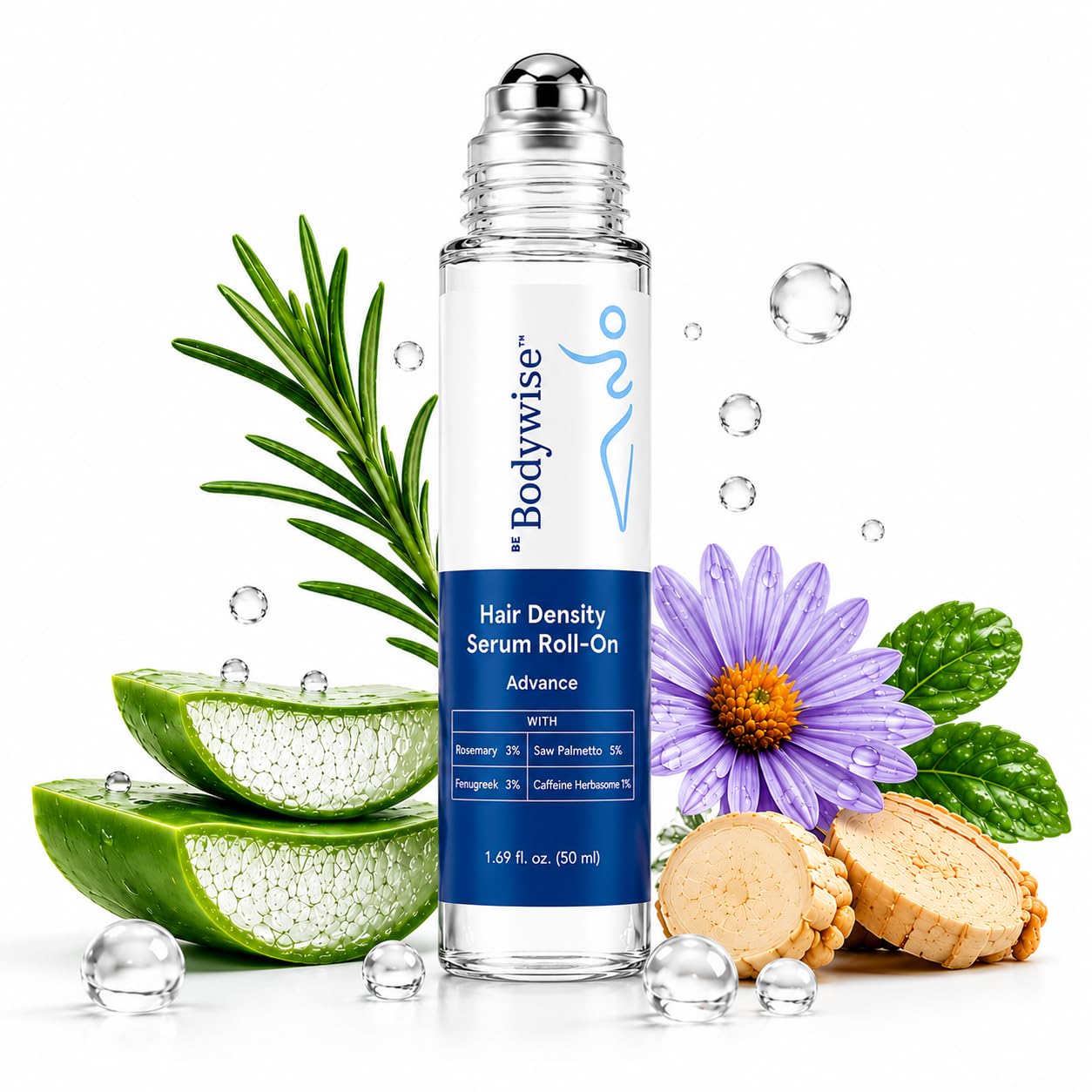 Advanced Hair Growth Serum Roll-On | 100% Natural