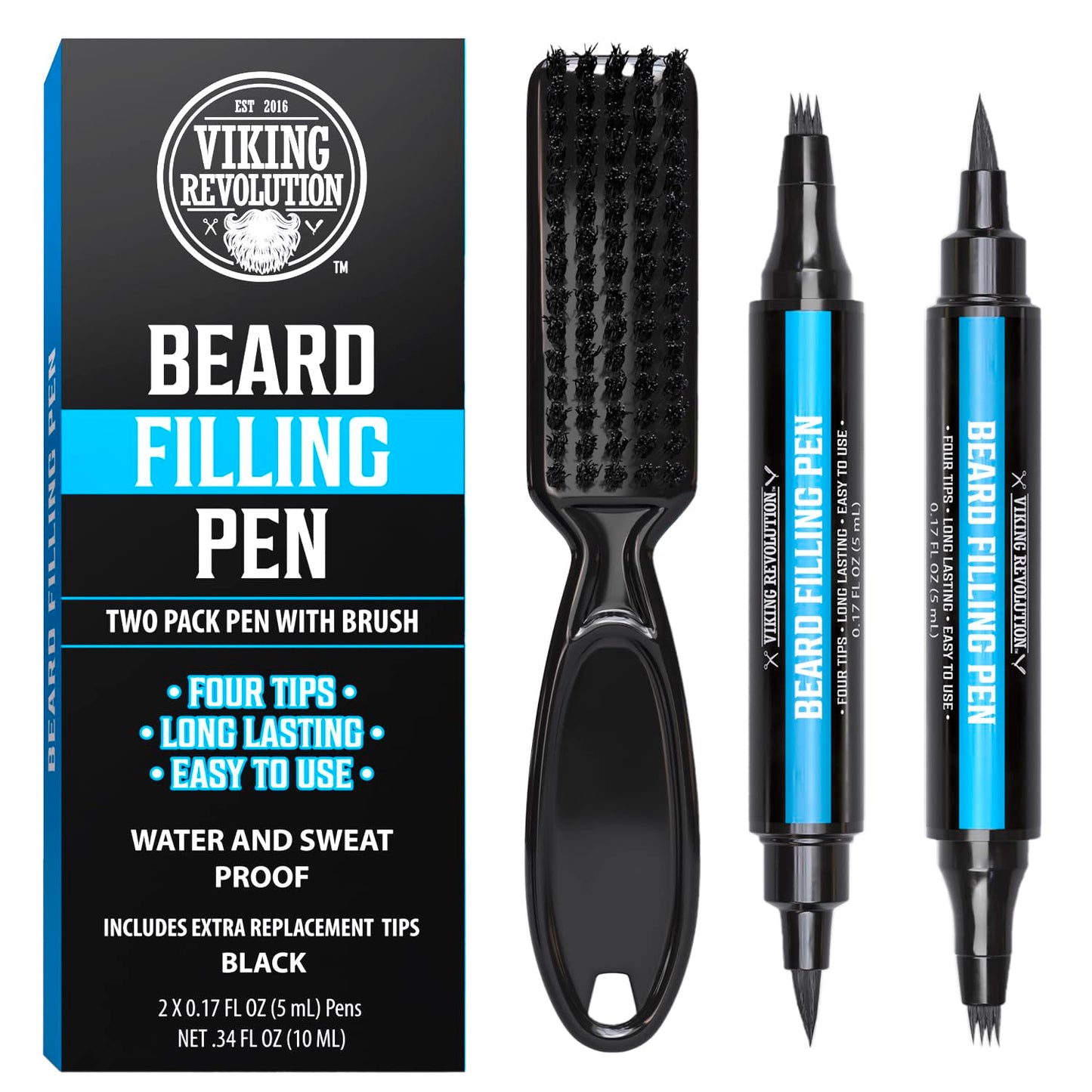 Smart 2-in-1 Hands-Free Beard Shaping & Filling Pen