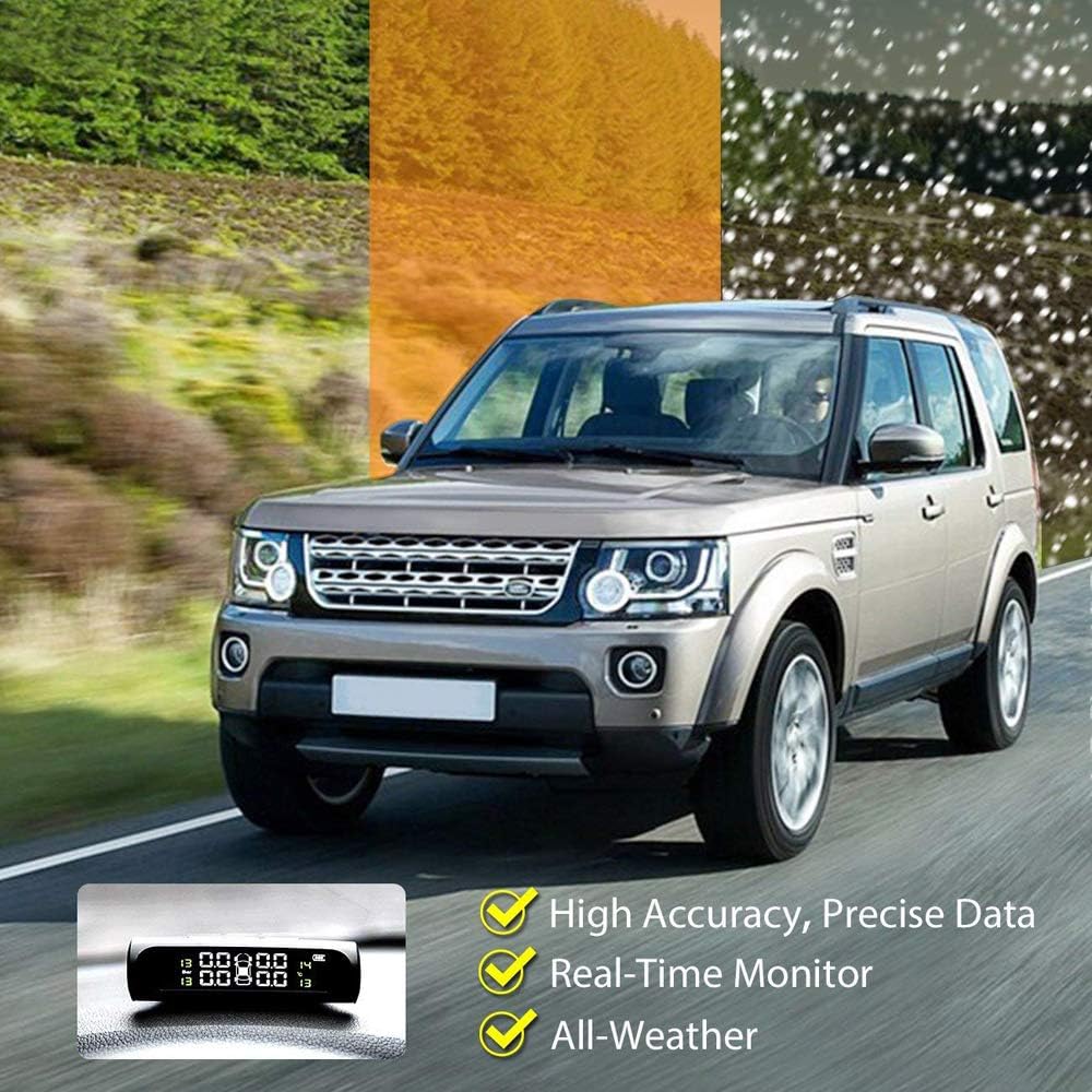 Smart Wireless Solar Tire Pressure Monitoring System