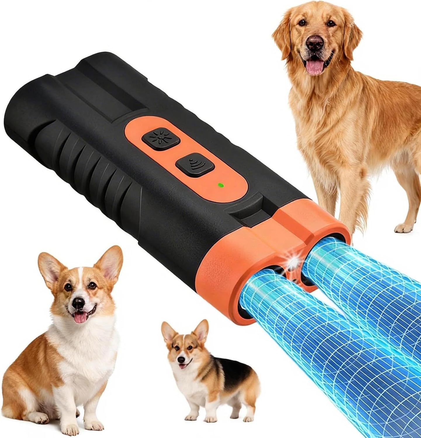 Smart 4-in-1 Ultrasonic Dog Bark Deterrent & Training Shield