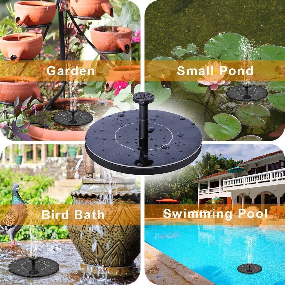 Advanced Solar Fountain Pump for Bird Bath and Garden