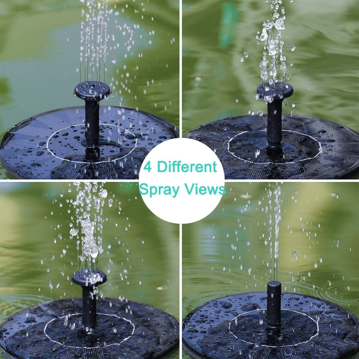 Advanced Solar Fountain Pump for Bird Bath and Garden