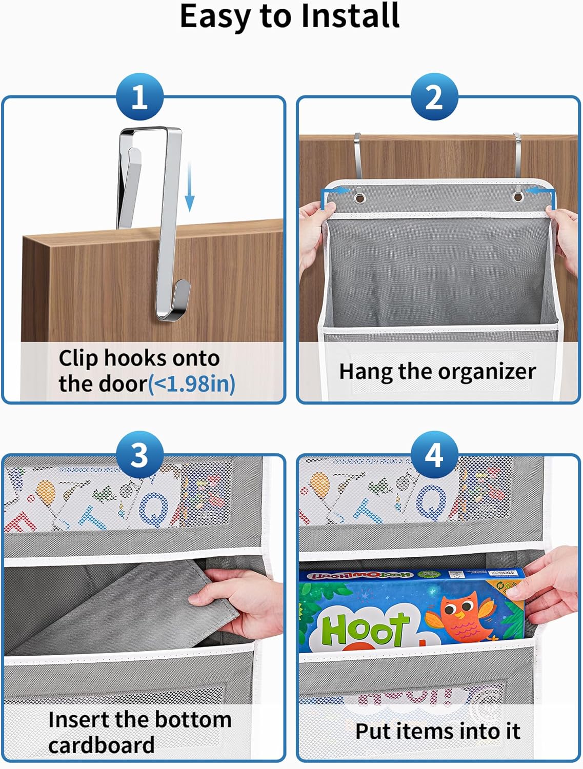 5-Tier Over The Door Organizer Storage