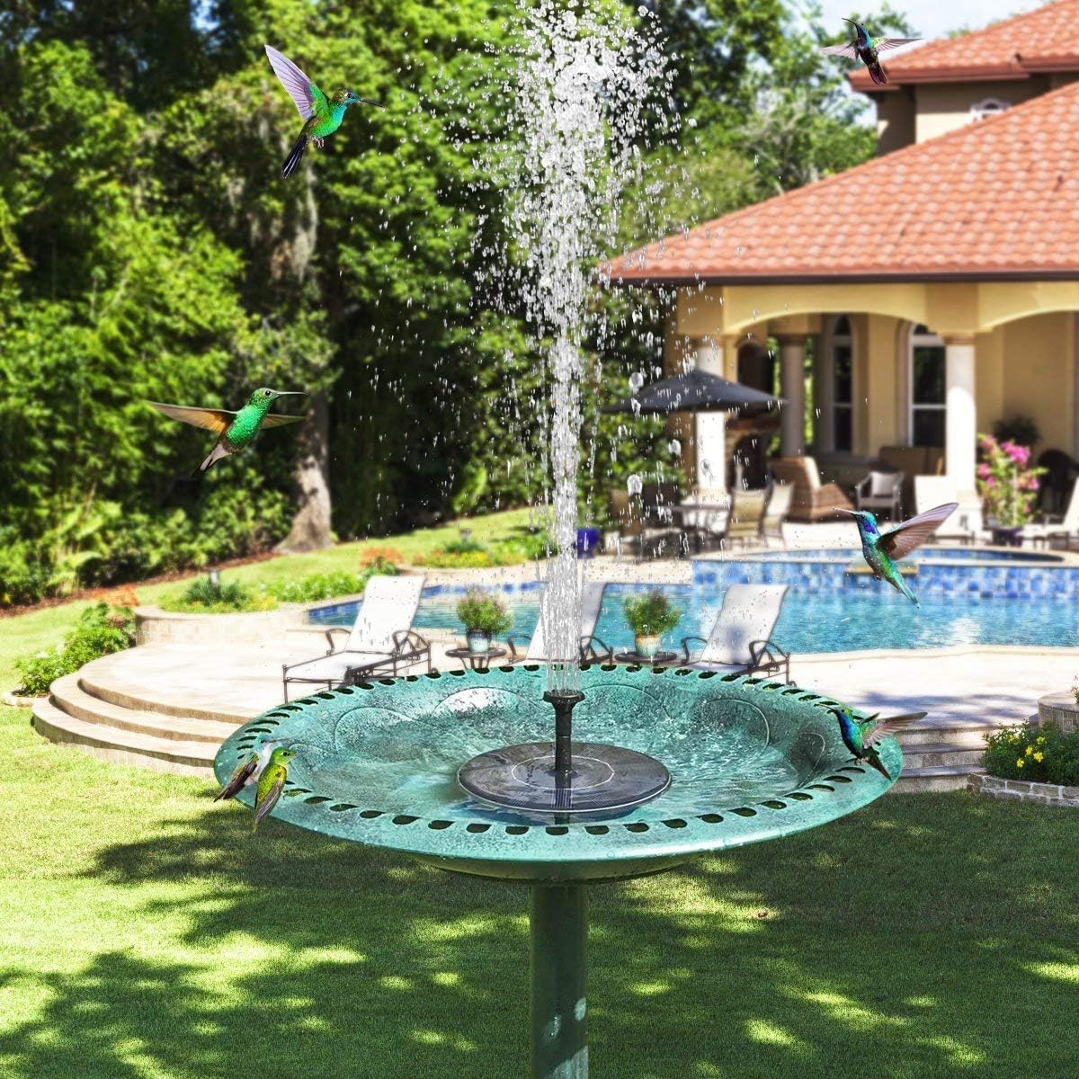 Advanced Solar Fountain Pump for Bird Bath and Garden