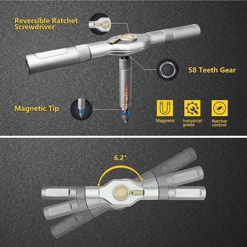 Ultimate 24-in-1 Magnetic Ratchet Screwdriver Kit