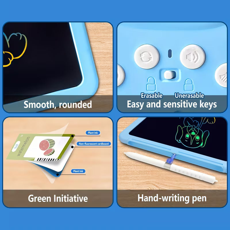 2-in-1 Talking Flash Cards & LCD Writing Tablet - Pediatrician Approved