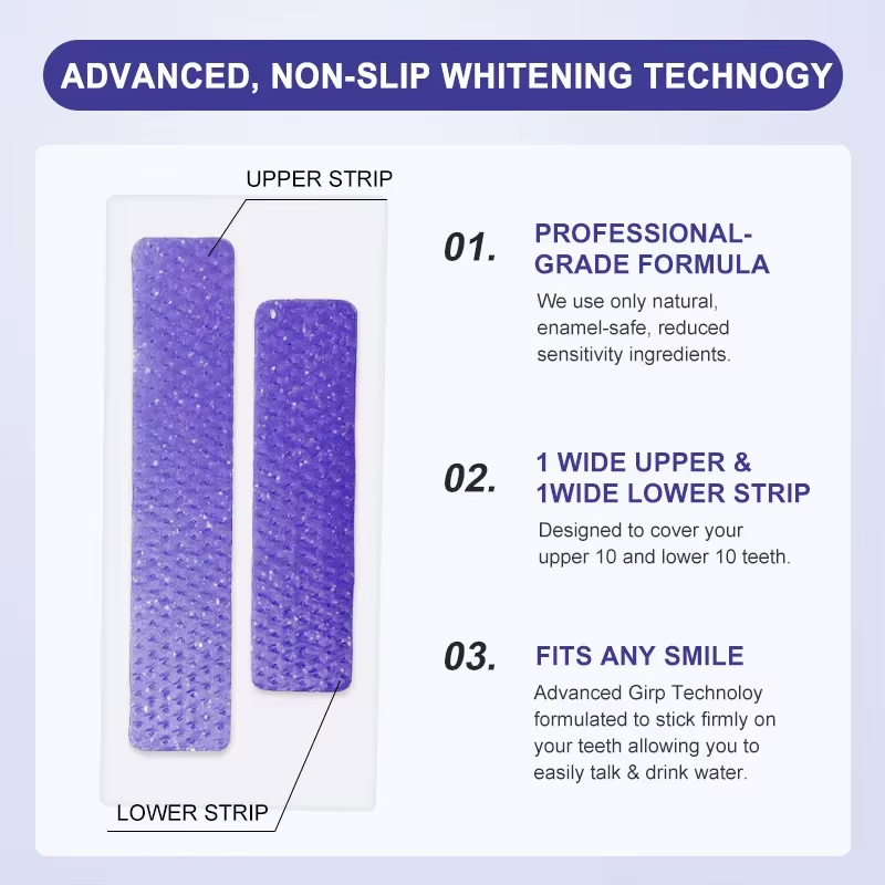 Purple Teeth Whitening Strips