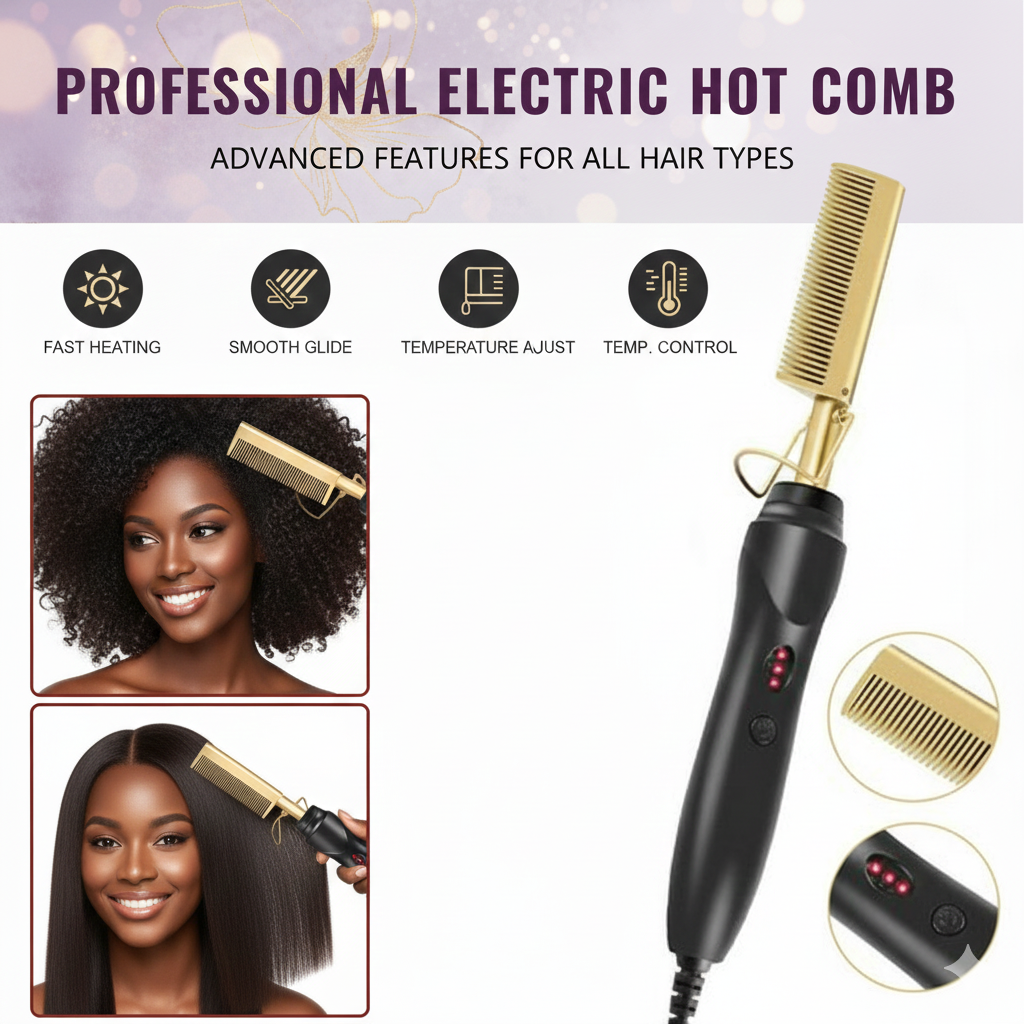 Sleek Electric Hair Straightener
