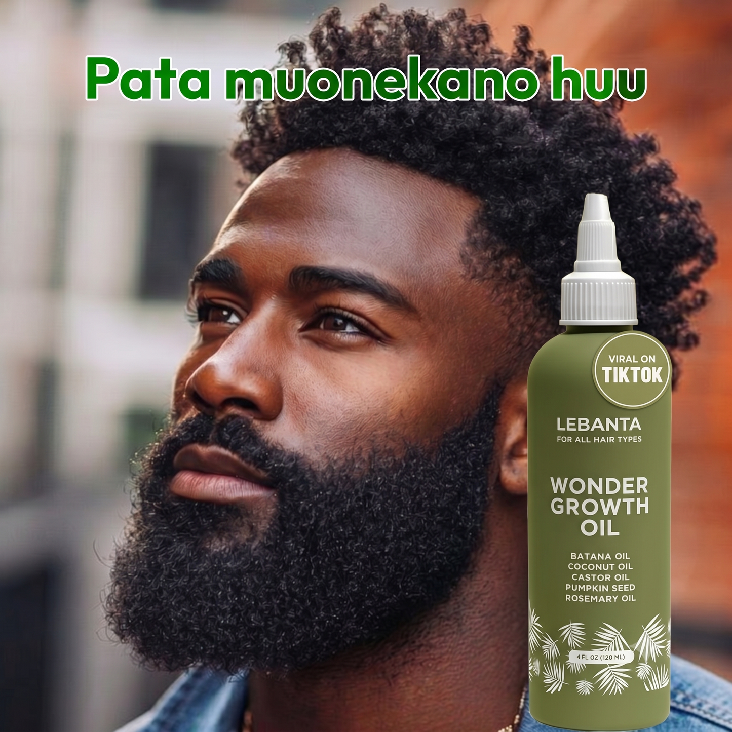 LeBanta 100% Natural Batana Oil for Intense Hair Growth