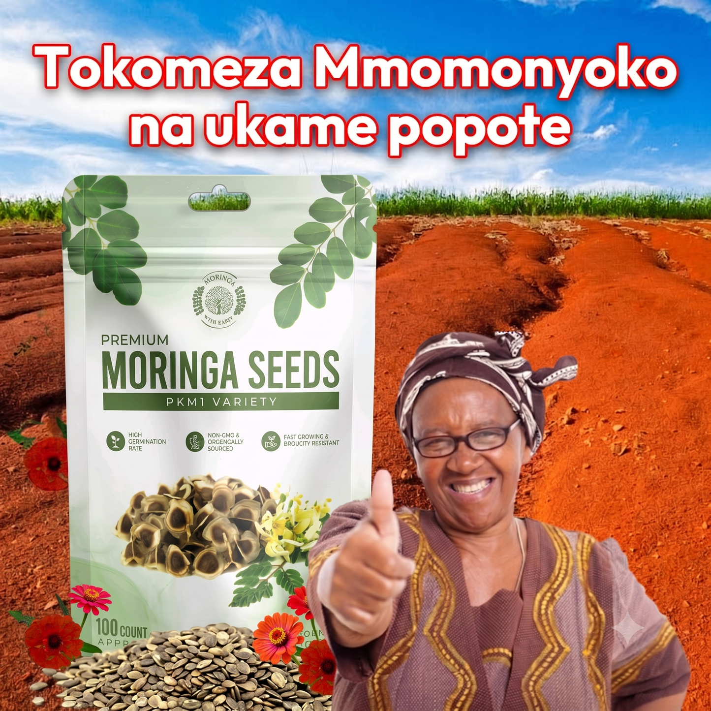 Smart 2-in-1 Edible & Plantable Moringa Oleifera Seeds