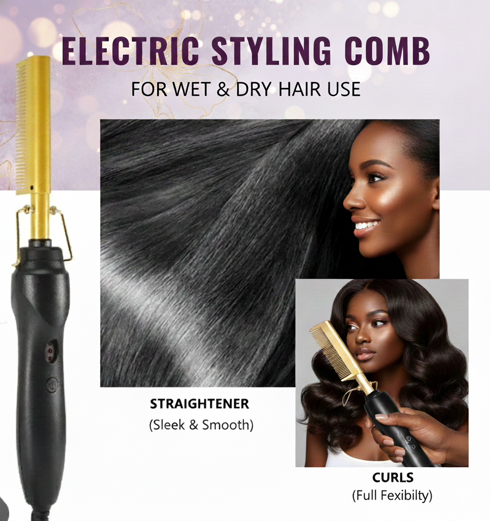 Sleek Electric Hair Straightener