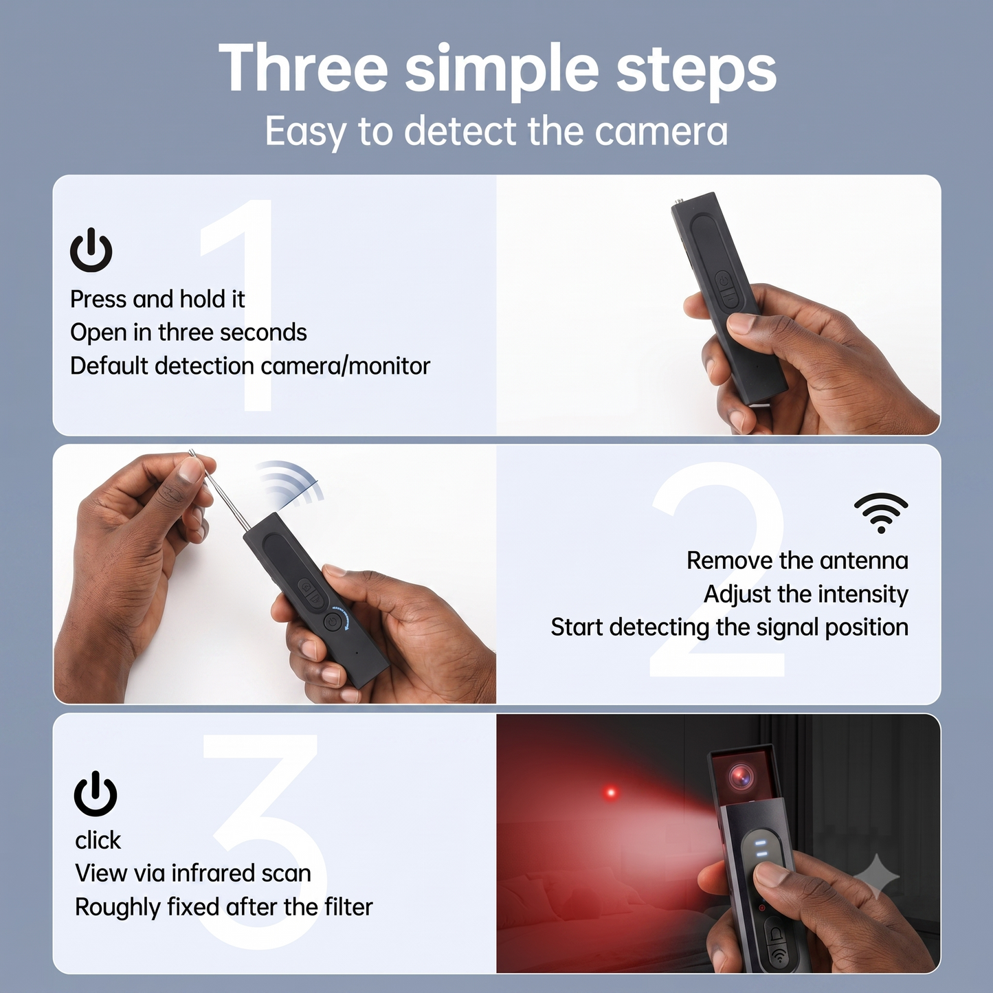 2026 Smart 4-in-1 Anti-Spy Hidden Camera Detector
