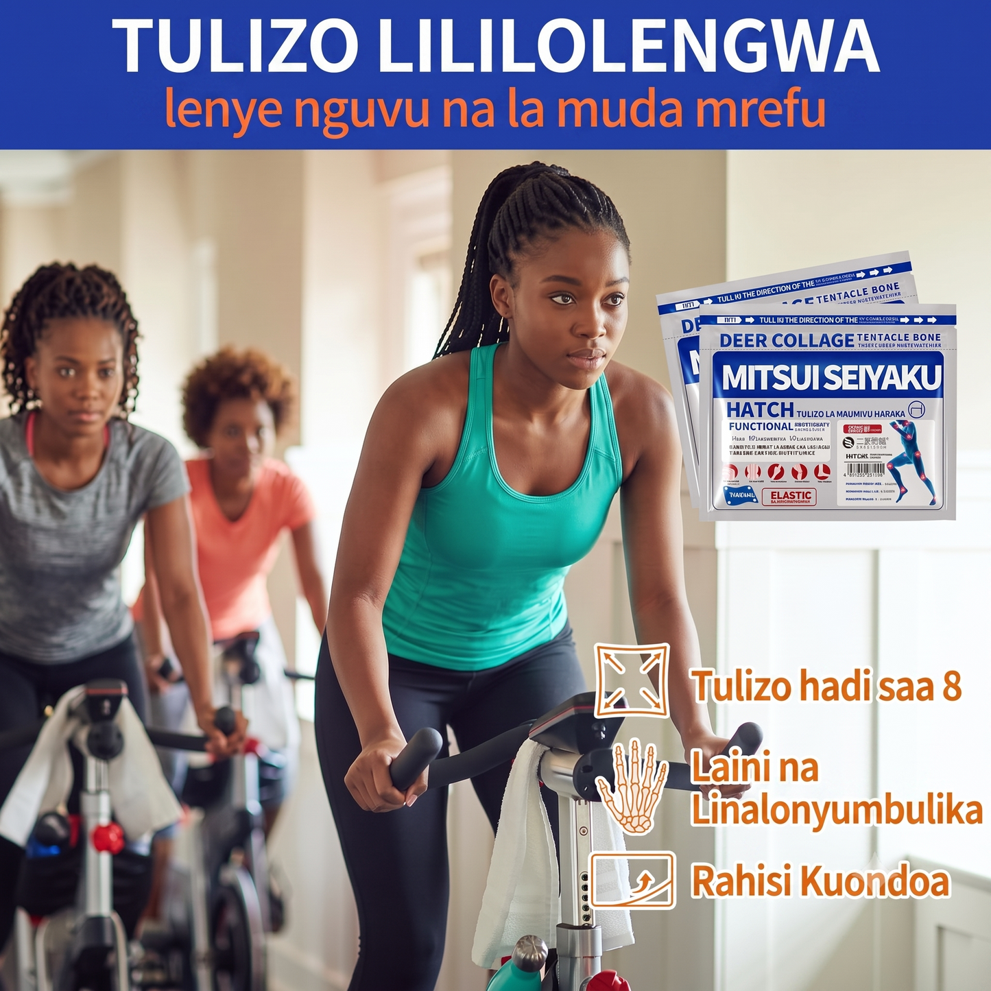 DRMITSUI Seiyaku - Plasta za Tiba za Hali ya Juu za Maumivu ya Mifupa na Misuli - Kifurushi cha Plasta 6 za Asili