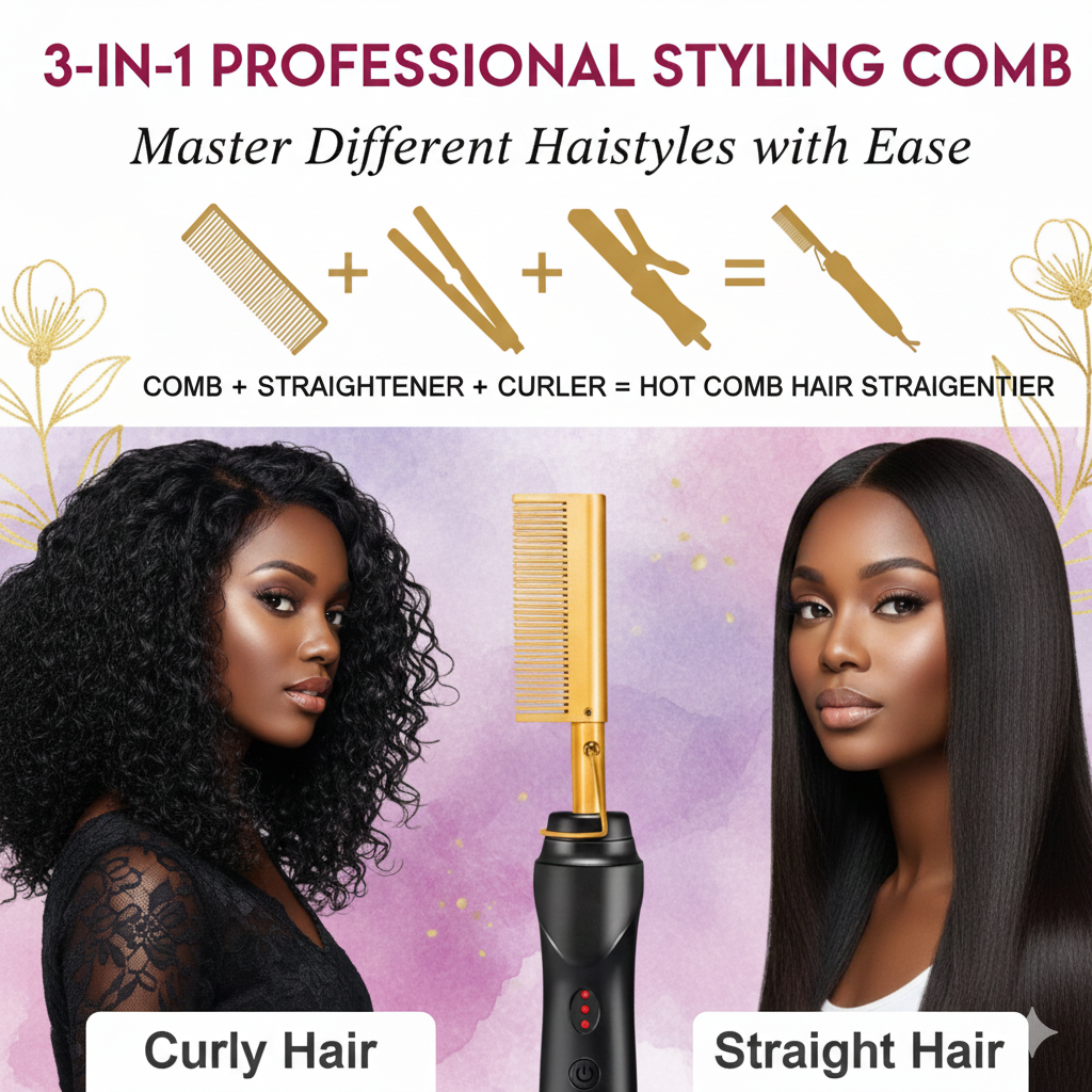 Sleek Electric Hair Straightener