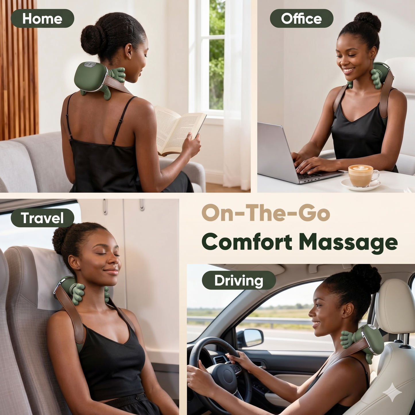 4D Heated Neck and Back Massager
