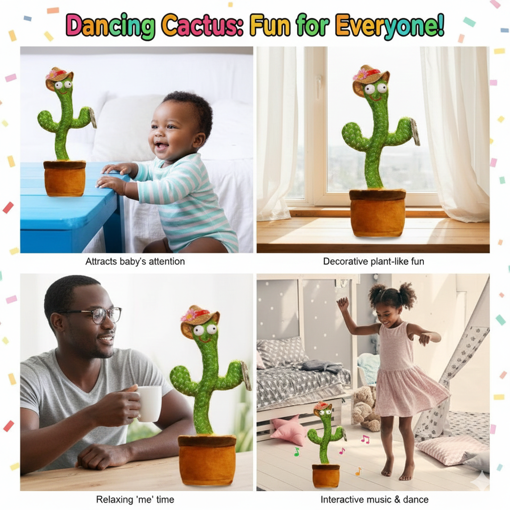 Dancing & Talking Cactus Toy