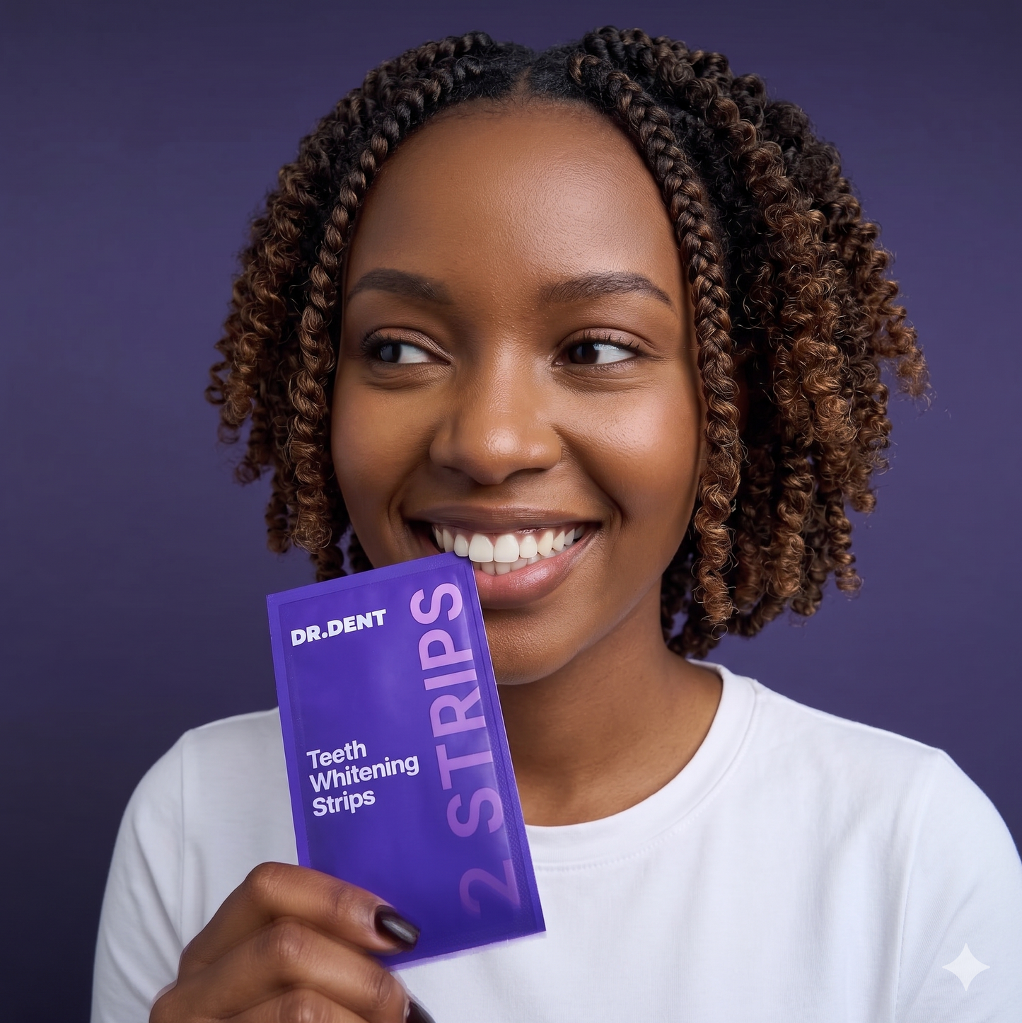 Purple Teeth Whitening Strips