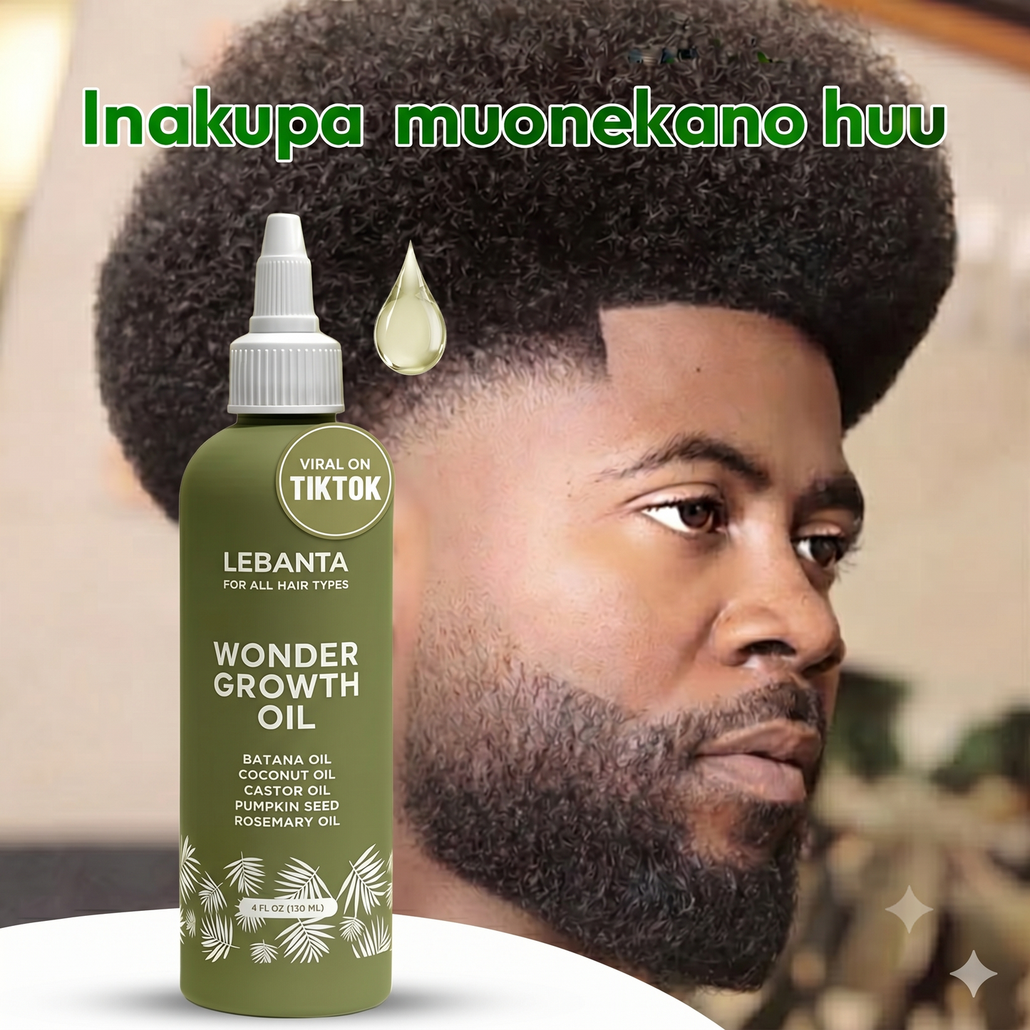LeBanta 100% Natural Batana Oil for Intense Hair Growth