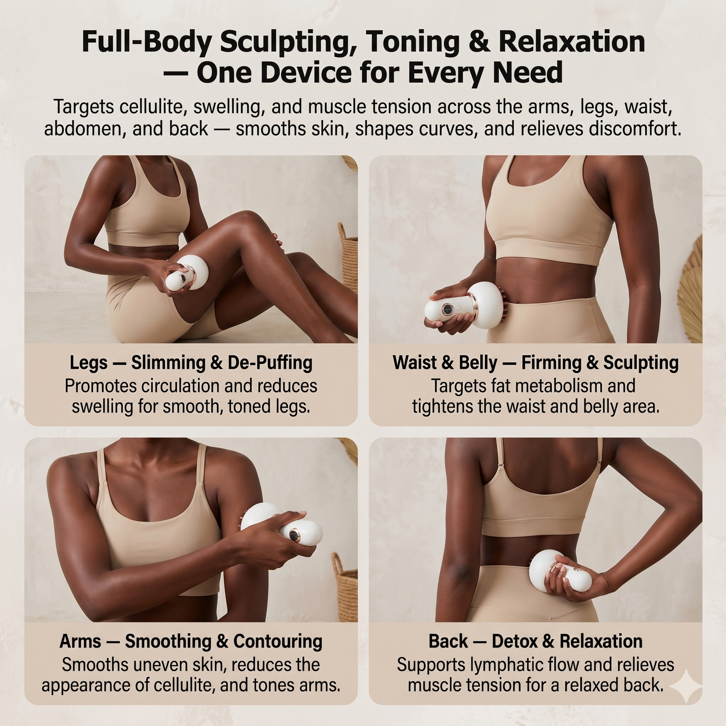 4-in-1 Heated Body Sculpting Machine