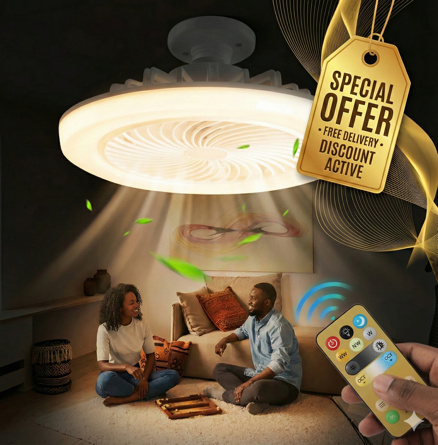 Fan light multi-function