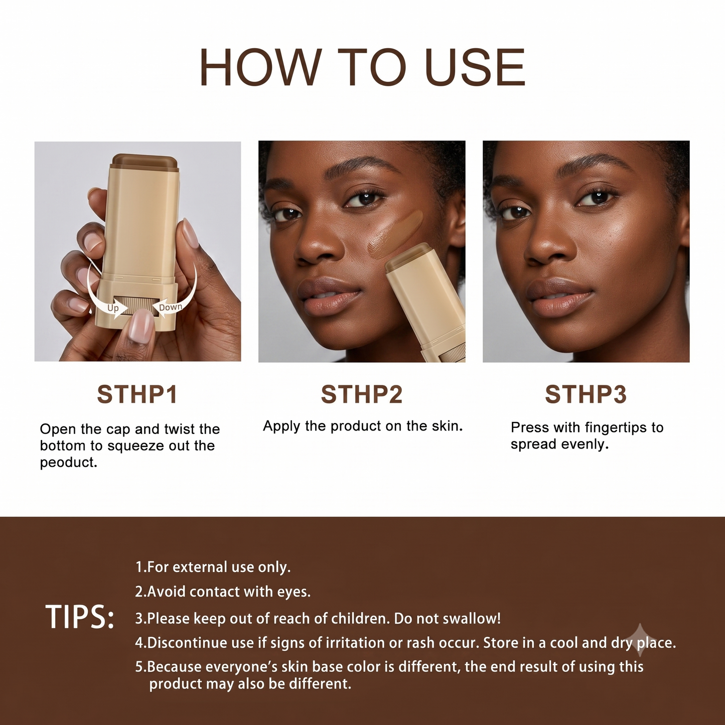 Smart 4-in-1 Solid Serum Skin Tint & Foundation Stick Duo Pack