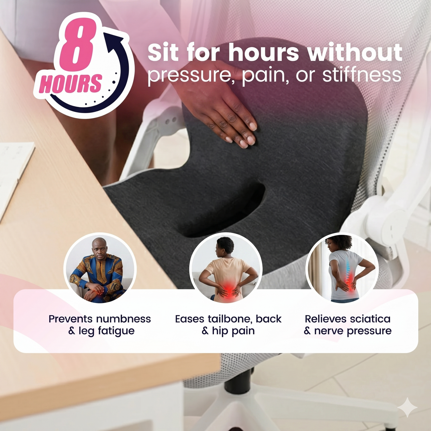 Premium Orthopedic Seat Cushion