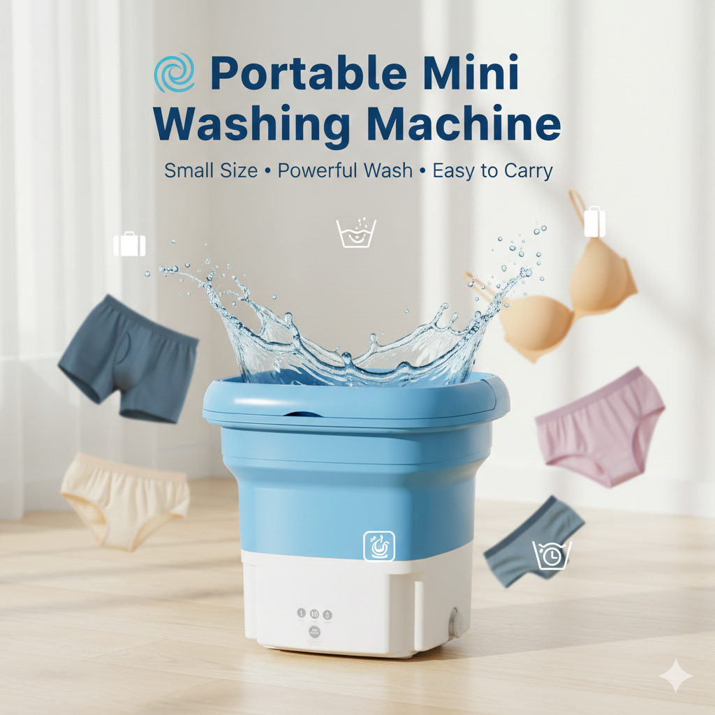 Electric Portable Mini Washing Machine