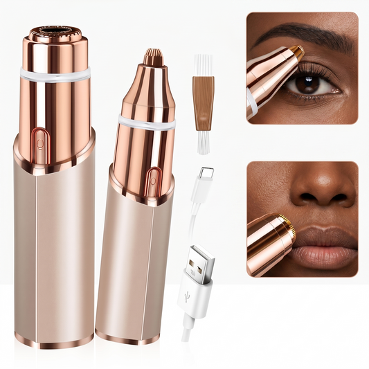 2-in-1 Women's Eyebrow and Facial Hair Removal Device