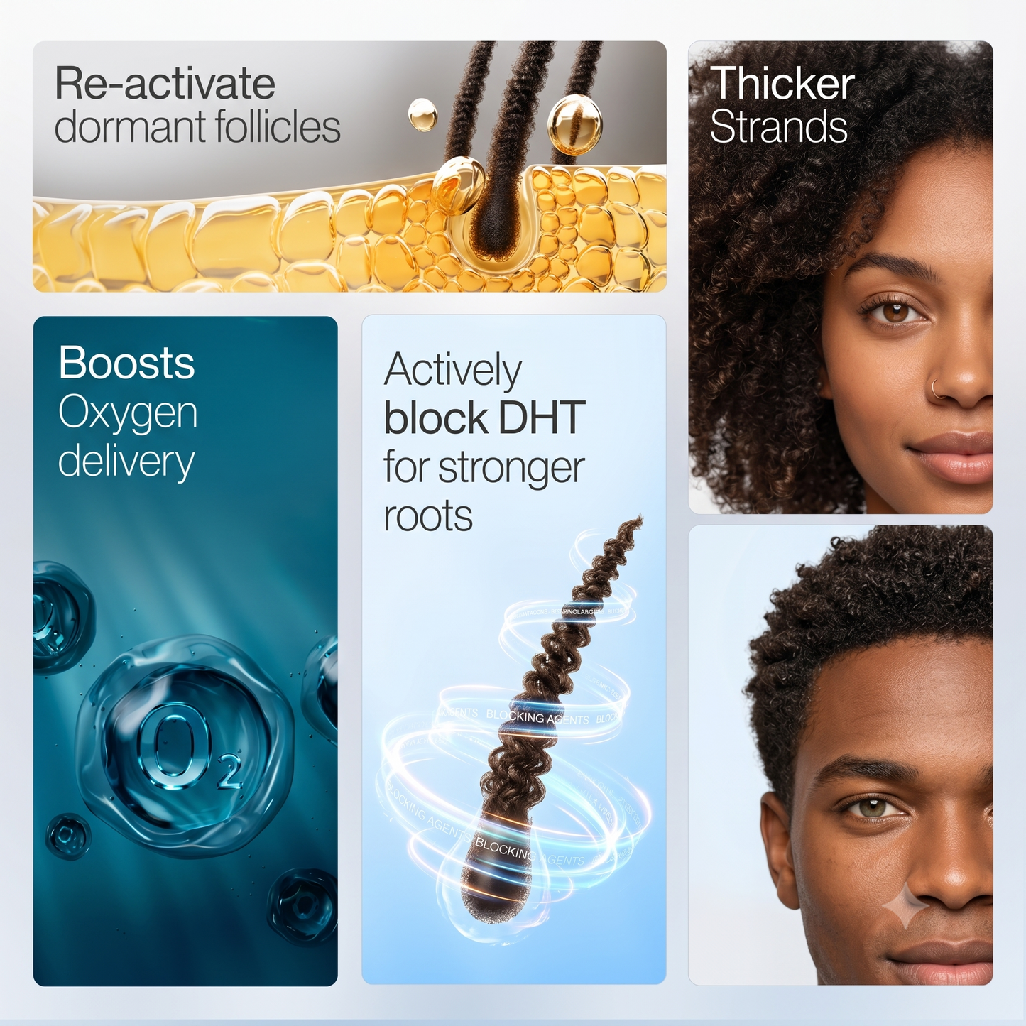Advanced Hair Growth Serum Roll-On | 100% Natural
