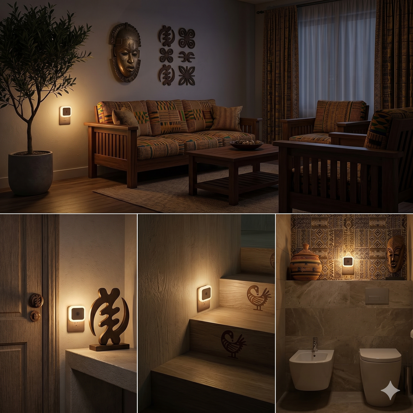 Smart Dusk-to-Dawn LED Night Light Kit (Multi-Pack)