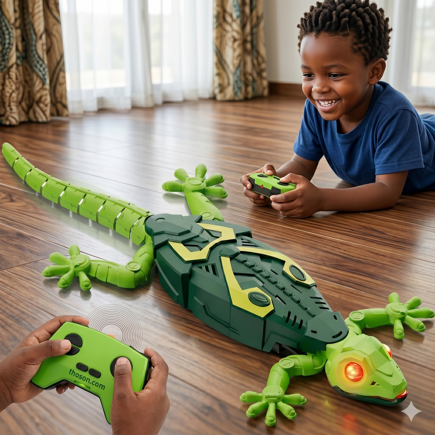 Anti-Gravity RC Wall Climbing Gecko