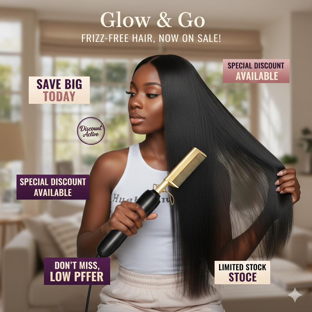 Sleek Electric Hair Straightener