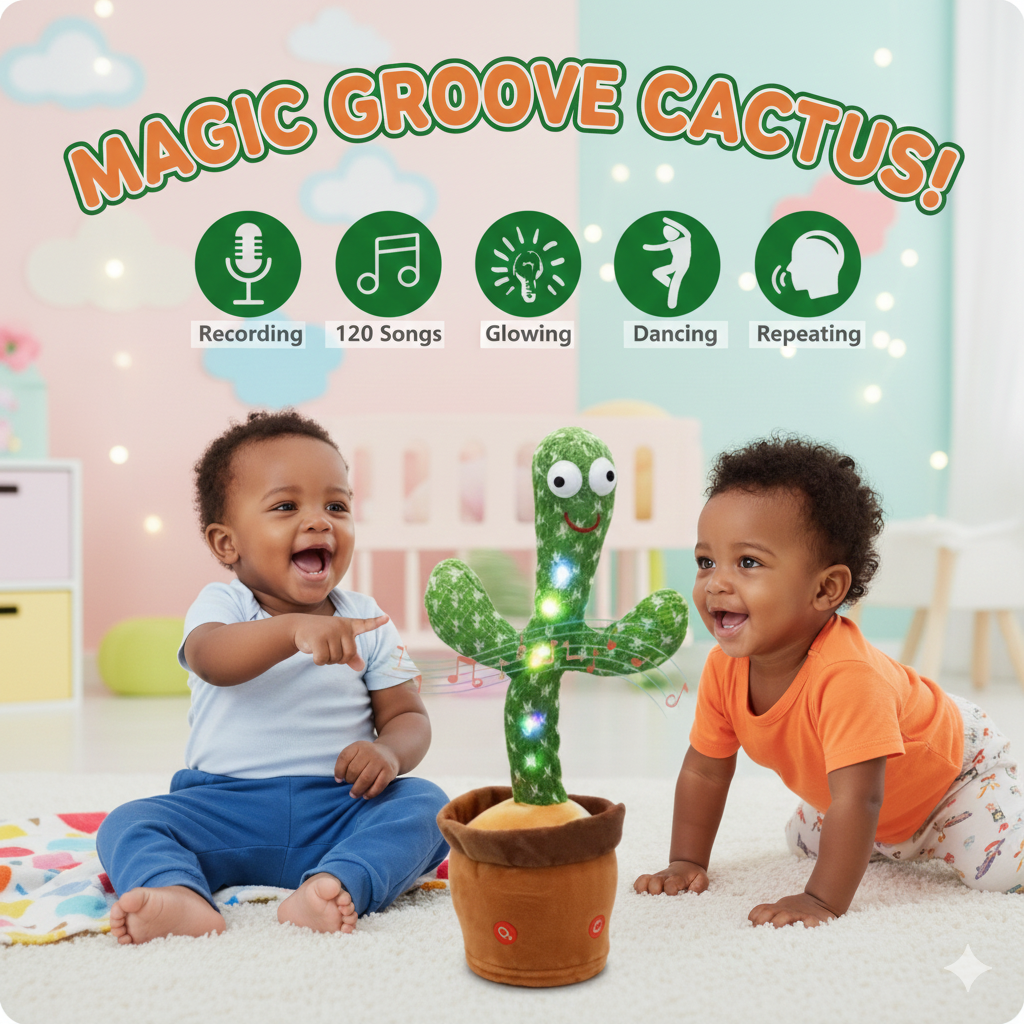 Dancing & Talking Cactus Toy
