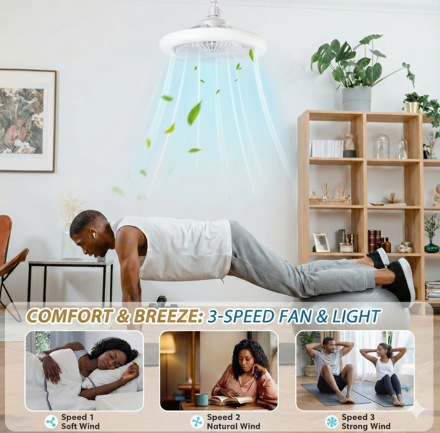 Fan light multi-function