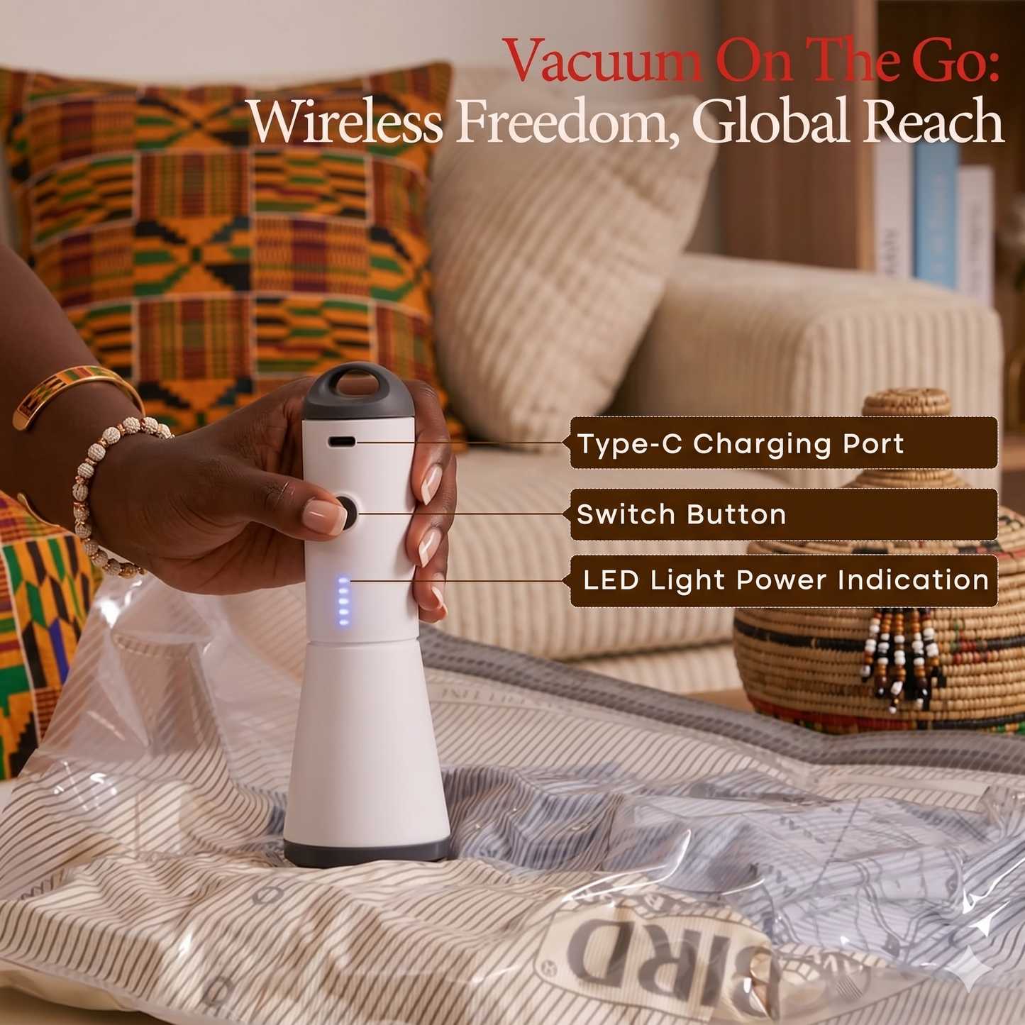 Smart Wireless Home Vacuum Storage Kit