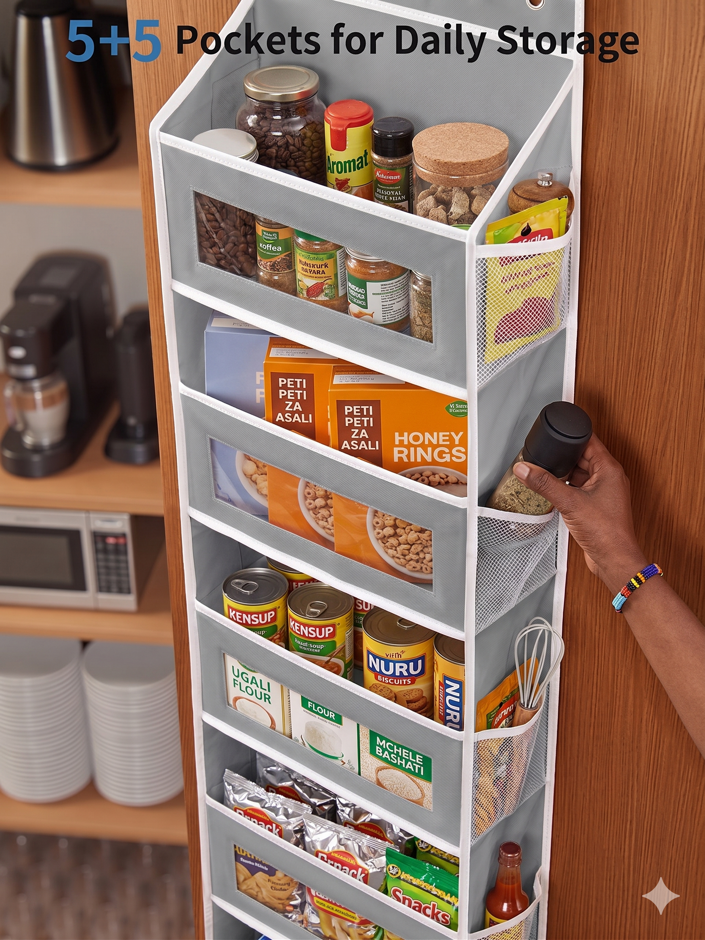 5-Tier Over The Door Organizer Storage