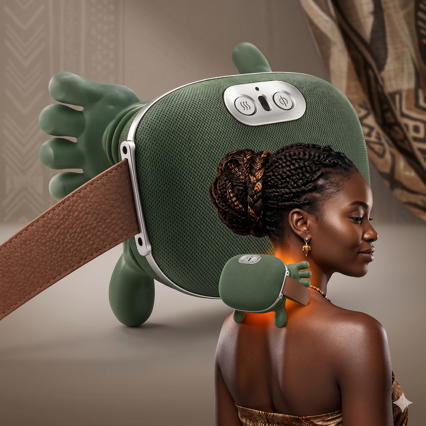 4D Heated Neck and Back Massager